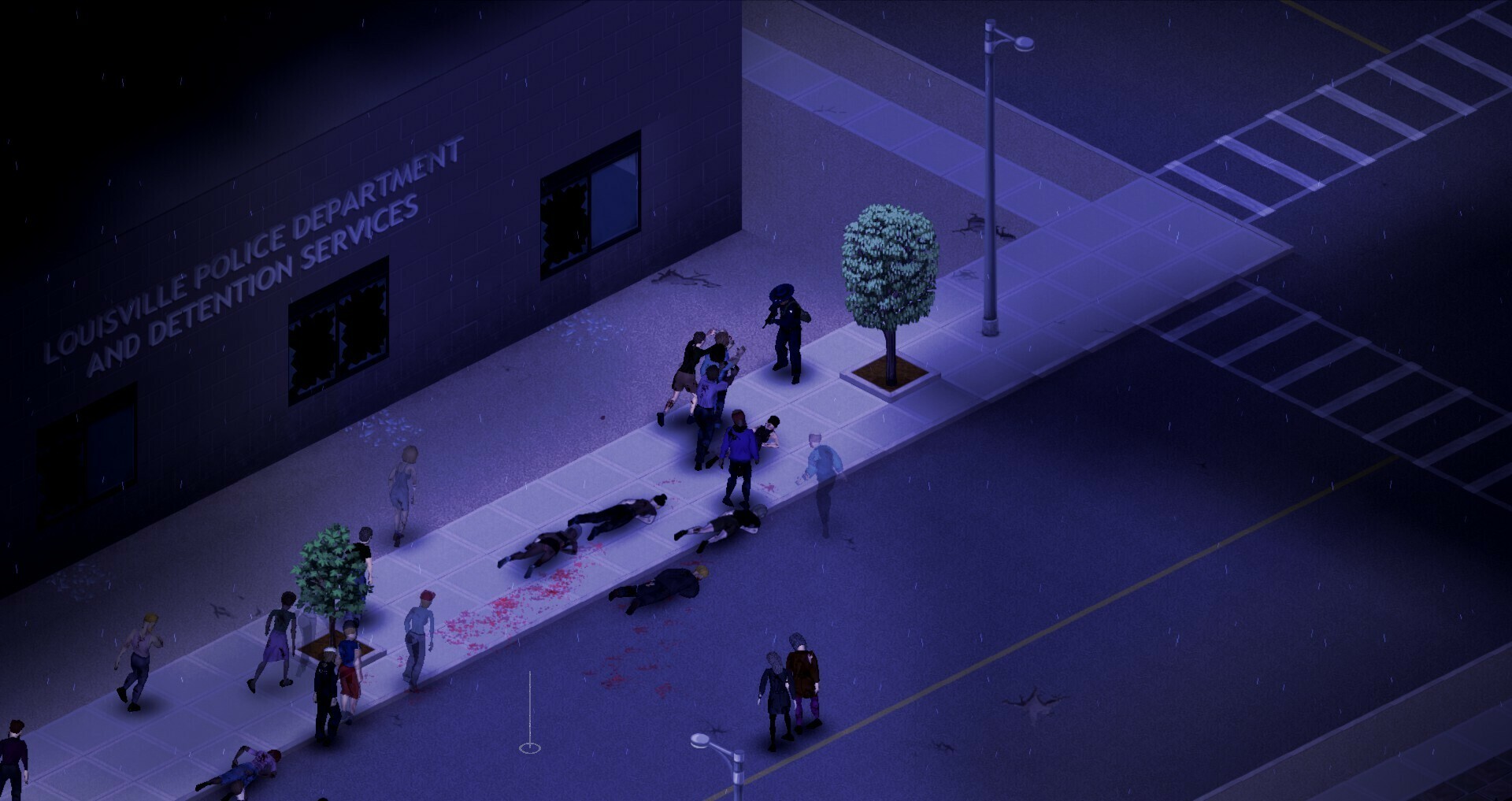 Player backed into a corner with zombies approaching