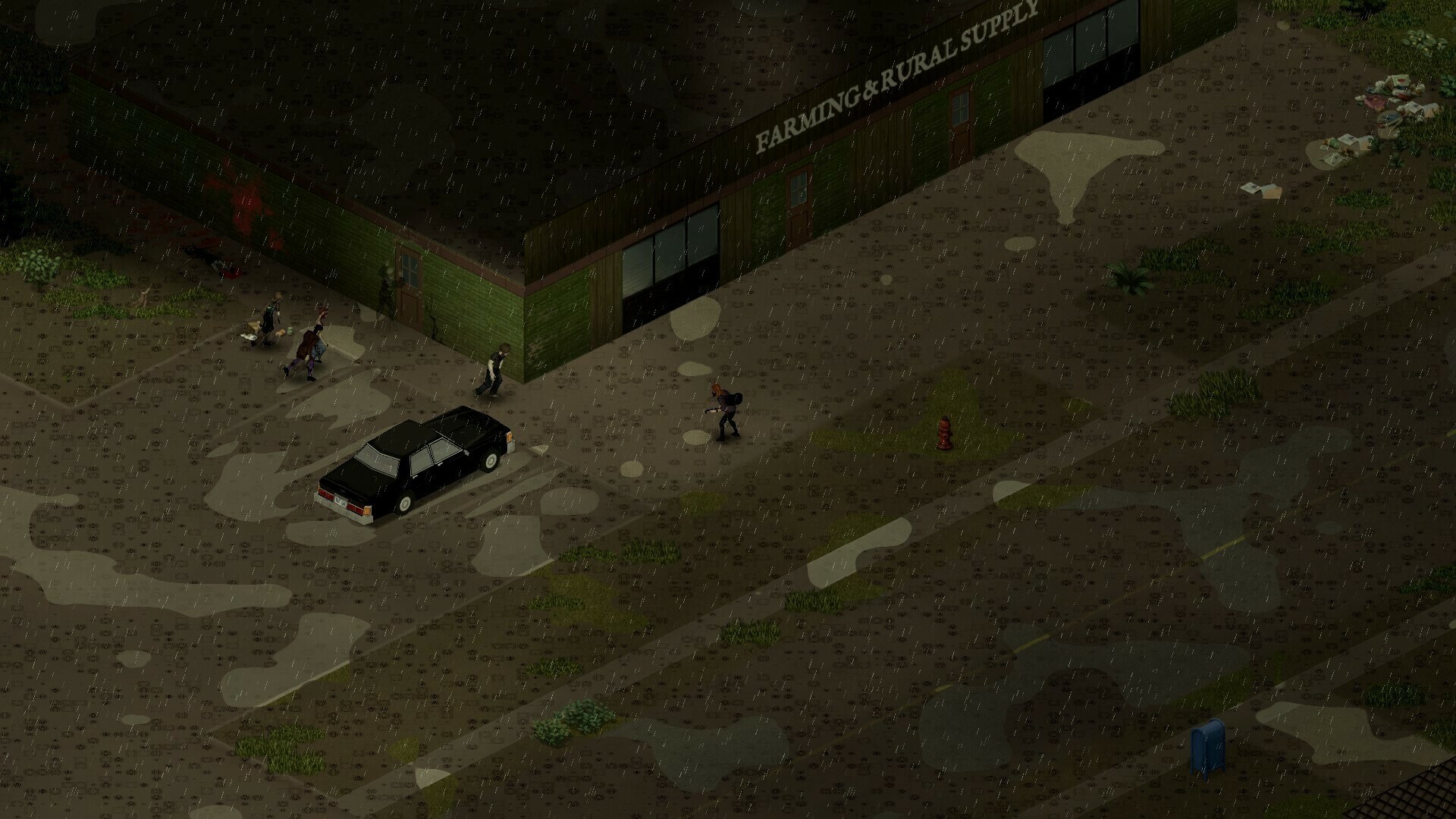 Player backed into a corner with zombies approaching